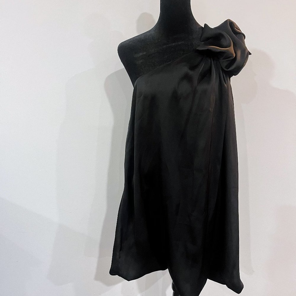 Akira Chicago, Black One Shoulder Dress, Size M